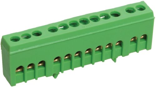 Шина изолированная IEK PE "земля" ШНИ-6х9-12-К-З 12 групп зеленый картинка 